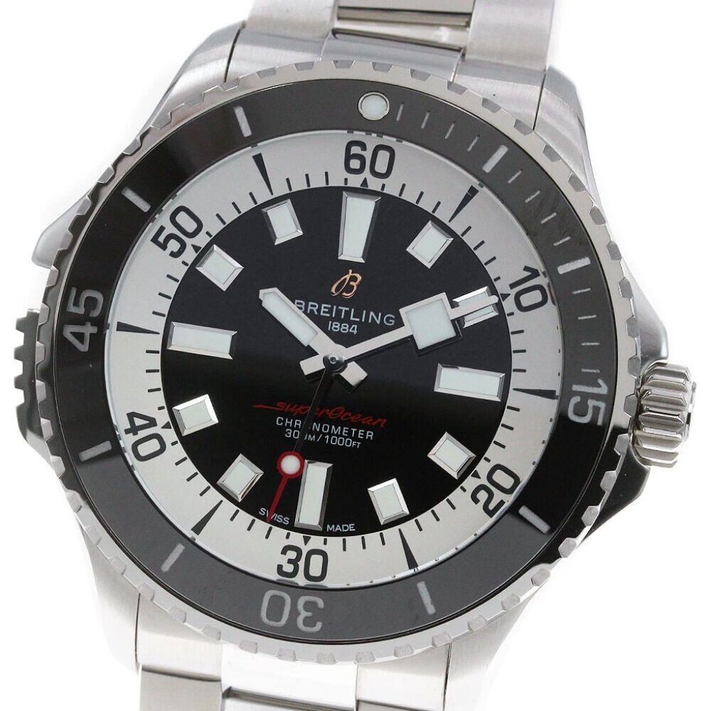 BREITLING Superocean Automatic 46 black Dial Automatic Men's Watch